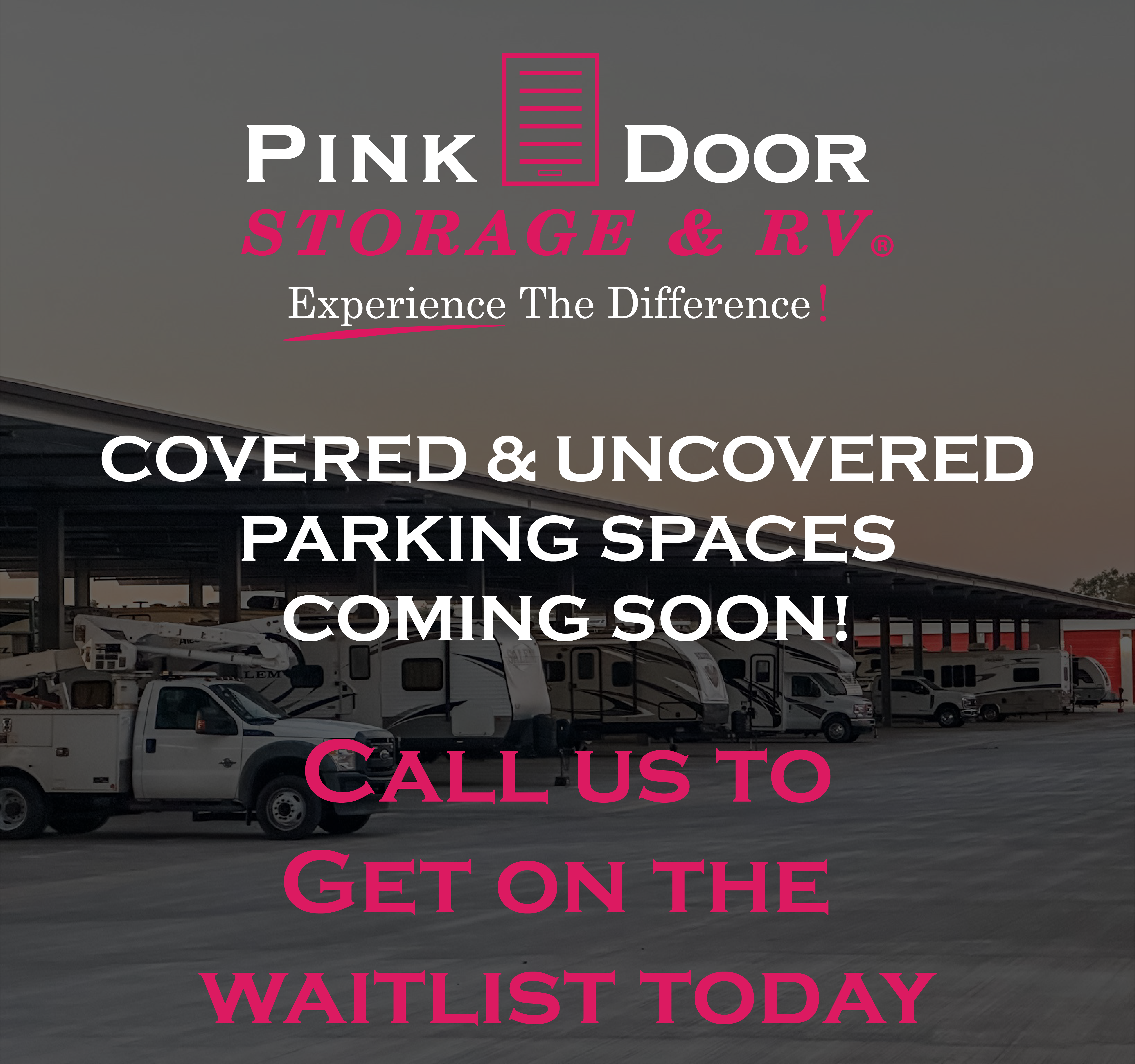 Covered & Uncovered Parking Coming Soon!